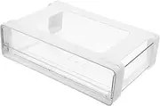 HOMSFOU Box Large Capacity Under Desk Drawer Organizer Versatile Storage Box for Office Supplies Documents and Stationery for Dorm Rooms and Workspaces Sleek Design for Tidy Work Areas