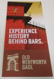 Old Wentworth Gaol - Jail Leaflet - Historic Regional Prison - New South Wales