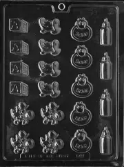 BABY MINT DECOS ASSORTMENT molds Chocolate Candy molds soap making