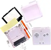 Deal4GO Full Housing Shell kit w/Buttons Screen Lens Screwdriver Replacement for Game Boy Advance SP GBA SP AGS-001 (White)