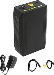 24V 12600mAh 14000mAh 15400mAh 18200mAh 22400mAh Lithium ion Battery Rechargeable Pack with 3 Port Output (DC 24/12V and 5V USB) for LED Light Strip, CCTV Camera,24v,12600mAh