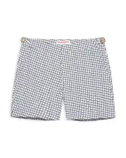 Orlebar Brown Bulldog Jacquard High Low Geo Swim Trunks