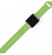 NEW Silicone Band Strap for APPLE iWATCH Sports 38mm/40mm. Green. Size Small.