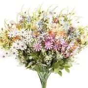6x Artificial Small Soft Chrysanthemum Home Office Daisy Flower Party Decor DIY