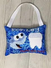 Tooth Fairy Pillow Lost Tooth Pocket Cushion Baby Shark