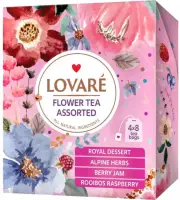 FLOWER TEA LOVARE ASSORTED 32X1.5 G