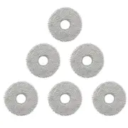 6pcs Mop Cloth For Deebot X2 Pro Vacuum Cleaner Sweeping Robot Vacuum Cleaner Accessories