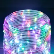 LED Rope Lights with USB Powered 50LEDs Fairy String Lights for Christmas Bedroom Garden Party Wedding -Multicolor