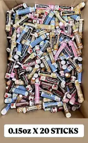 ChapStick Assorted Lip Balm Sticks 0.15oz – 20 Count Variety Pack