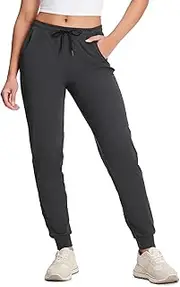 [Yogipace] Petite/Regular/Tall Women's Lightweight Anti-Shrink Active Joggers Lounge Sweatpants Yoga Jogger Pants