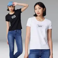 在飛比找momo購物網優惠-【Lee 官方旗艦】女裝 短袖T恤 / 閃色小LOGO 共2