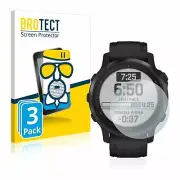 Garmin fenix 6S Pro ,3x BROTECT® AirGlass® MATTE Tempered Glass Screen Protector