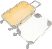 ASAKKURA Travel Makeup Suitcase Eyelash Holder Compact Storage Box for Cosmetics