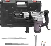 Jack Hammer Point & Flat Chisel Bits Set 3000 BPM Construction Concrete Breaker