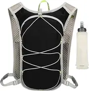 Water Backpack for Running - Hydration Bag,with 500ML Soft Bottle Adjustable Strap Bladder for Jogging Camping Skiing Gym Hunting Outdoor Running
