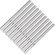 uxcell 3mm Shank Straight Mandrel Sandpaper Holder for Abrasive Sanding Disc 10 Pcs