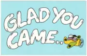 Glad You Came, Skywriting Plane, 1991 Gospel Light Postcard, Ventura California