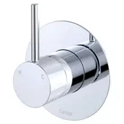 Kaya Up Wall Mixer, Large Rnd Plate