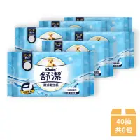 在飛比找momo購物網優惠-【Kleenex 舒潔】濕式衛生紙 40抽x6包(天然綠茶複