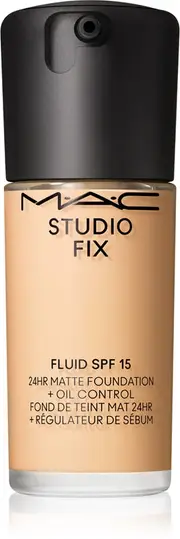 [Mac cosmetics] Mac Studio Fix Fluid SPF 15 - Mattifying Makeup 30ml NC15