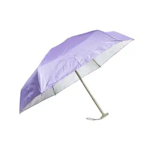 【萊登】隔熱銀膠 超短五折傘(傘 雨傘 陽傘 抗UV 旅行傘 口袋傘 UPF50+)