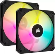 CORSAIR AF SLIM Series, AF120 RGB SLIM, 120mmx15mm Fluid Dynamic RGB Fan, Dual P