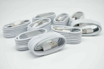 10 pcs Brand New USB Cable Cord Charger For iPhone 5 6 7 8 11 12 13Pro Max iPad