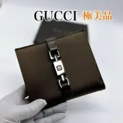Gucci W-Hook Jackie Bi-fold Wallet GUCCI Good Condition Great Deals