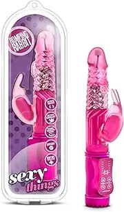 Blush Novelties Sexy Things Romping Rabbit Vibe, Fuchsia