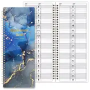 Salon Appointment Book Twin Wire Binding Schedule Book Planner for Hair Stylist