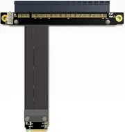 PCI-E 3.0 Riser Card 32G/BPS M.2 NGFF NVMe to PCIe x16 Extension Cable SATA Power Cable for BTC Mining M2 2230 2242 2260 2280 (R43SF 25CM)