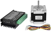 Nema 23 23HS5628 Stepper Motor 57 Motor 2.8A with TB6600 Stepper Motor Driver NEMA17 23 for CNC and 3D Printer Part Parts(8.0MM)