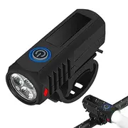Bright Cycling Lights - USB Charging Handlebar LED Headlights | biicycle Lights Cycling biike Headlights | Cycling Headlight Ensures Long-Lasting Brightness for Nighttime | Lightweight Biike Lights |