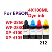 Premium Dye Ink refills for WF2830 WF2850 XP4100 XP4105 T212 212 cartridge