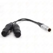 Atomos Shogun Monitor Recorder 10 Pin to Dual 3 Pin XLR Breakout Audio Input 12"