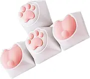 DOITOOL Unique Cat Paw Key Caps 4pcs Silicone Resin Keycaps for Gaming Keyboard
