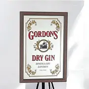 Laurie's Pub and Bar Accessories | Gordons Gin Large Mirror