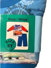 Disney Cars Lightning Mcqueen Pajamas 5T
