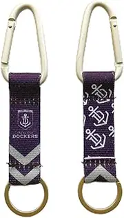 AFL Carabiner Key Ring - Fremantle Dockers - Keyring - Clip and Ring