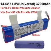 14.4V 14.8V 3200mAh Rechargeable Battery For ILIFE Robot Vacuum Cleaner V3s Pro
