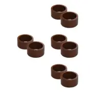 4 Pack Napkin Ring Rustic Holder Table Christmas Serviette Buckles Farmhouse