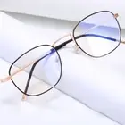 Ultra Light Frame Metal Eyeglasses Computer Goggles Anti-Blue Light Glasses