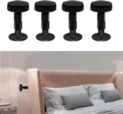 Headboard Stoppers for Wall, 4 Pack Bed Stoppers, 1.18In-2.76In Adjustable Bed