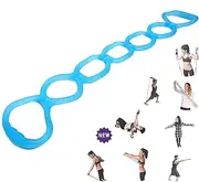 calliven Portable 7 Ring Stretch and Resistance Exercise Band, Back, Foot, Leg, Hand Stretcher, Arm Exerciser, for Home or Fitness Center Workout, Physical Therapy
