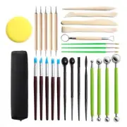 Ceramic Clay Tools Set of 28 Tool Kit Pottery Sculpting Supplies