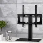 TV Stand Mount Bracket for 32 to 55 Inch LED LCD Swivel Tabletop Desktop P -2-BK