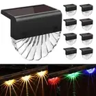 Lights Outdoor 8Pack Solar Step Light Waterproof Solar Fence Lights for Patio