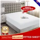 Fitted Sheet 2000TC Anti-wrinkle Soft Microfiber Single/Double/Queen/King Linen