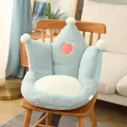 US (Light Blue 48x45x40cm)Office Cute Seat Cushion Thickening One Piece 3D Cozy