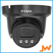 D-Link 5MP PoE Turret IP Security Camera - Black